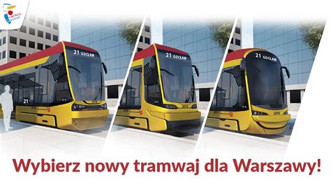 Wybierz jak będzie wyglądał nowy tramwaj dla Warszawy Warszawski