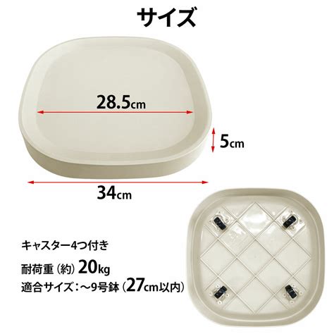 【楽天市場】【101限定 2人に1人当選★抽選で最大全額ポイントバック】 鉢置き台 鉢置き キャスター付き 台車 平台車 プランタースタンド