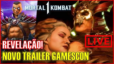 🔴 Novo Trailer Hoje Mortal Kombat 1 Onde Assistir A RevelaÇÃo Do General Shao Sindel E Reptile