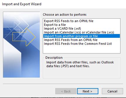 Steps For Importing PST File In MS Outlook