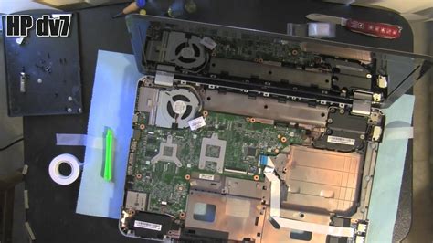 HP DV7 DV7 4000 Laptop Take Apart Video Disassemble How To Open