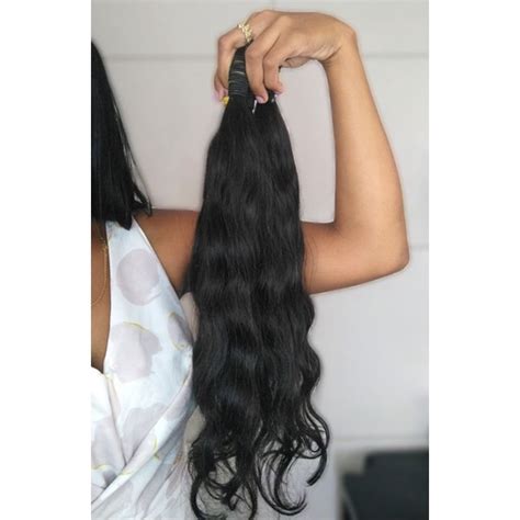 Cabelo Humano Ondulado 50 Cm 200 Gramas Shopee Brasil