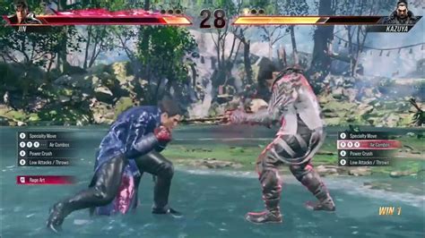 Jin Kazama Kazuya Mishimia Tekken 8 Jin Vs Kazuya Tekken8 Devil Jin Devil Kazuya Combo