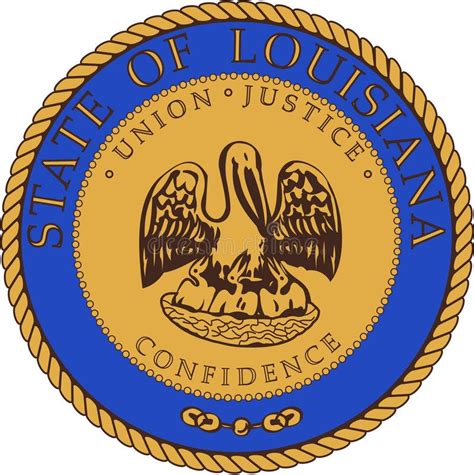 Louisiana State Flag Usa Stock Illustration Illustration Of Seal