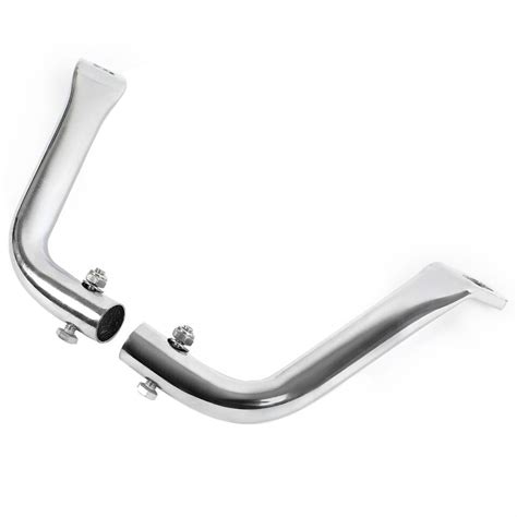 Chrome Saddlebag Guard Eliminator Support Brackets For 1993 2013 Harley