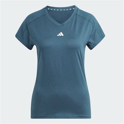 Adidas Aeroready Train Essentials Minimal Branding V Neck Tee