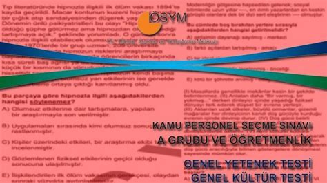 Kpss A Grubu Sorulari Ve Cevaplari Yayinda Tikla Pdf Nd R