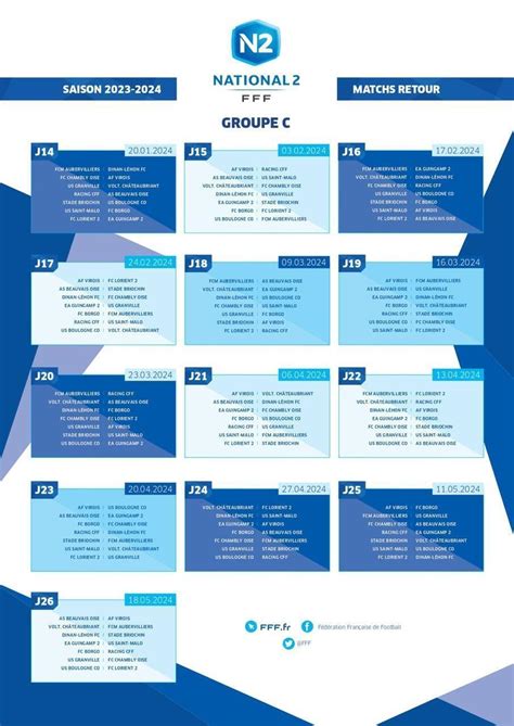 Football N2 découvrez le calendrier de lAF Virois pour la saison