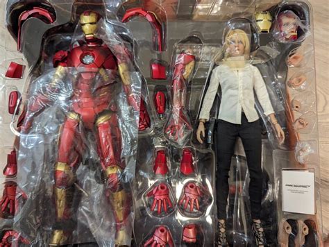 Hot Toys MMS 小辣椒 維吉妮雅 波茲 鋼鐵人 MK 馬克 雙人套裝組 露天市集 全台最大的網路購物市集