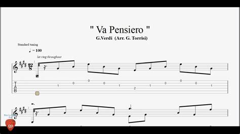 Va Pensiero Guitar Pro Tab Youtube