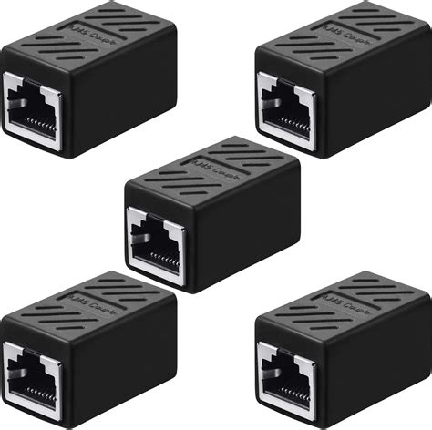 Rj45 Coupler Ethernet Connectors Interface Cat 7 Cat6 Cat5 Cat5e Rj45