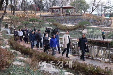 포토 오승록 노원구청장 초안산 수국동산 준공식 참석 네이트 뉴스