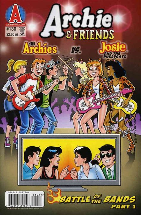 Archie And Friends 130 Vf Nm Archie Josie And The Pussycats Vs The