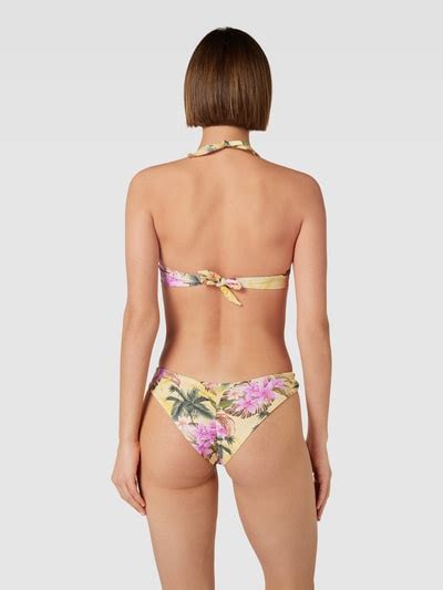 Banana Moon Bikini Oberteil Mit Floralem Muster Modell Boro Hellgelb