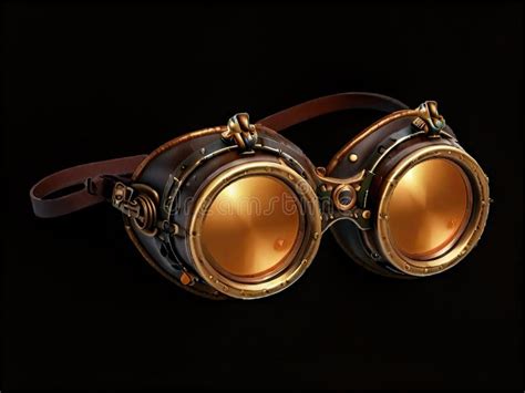 Vintage Steampunk Glasses Hyper Victorian Era F Stock Photo - Image of ...