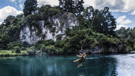 陶波秋千taupo Swing Aj哈克特蹦极 Aj Hackett Bungy New Zealand Activity In