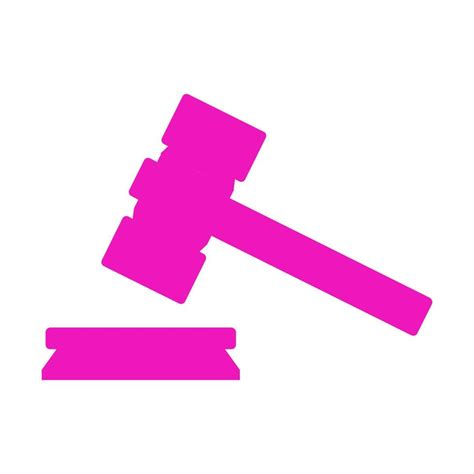 Judge hammer illustrated on white background 8270613 Vector Art at Vecteezy