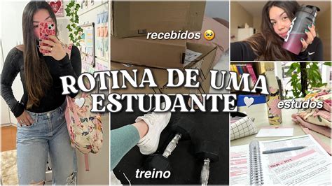 rotina de uma estudante tarde e noite treino cursinho pré