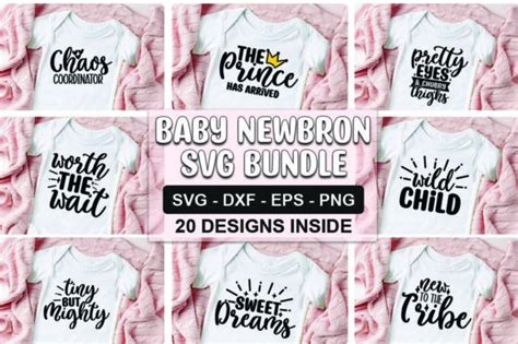 Baby Newborn Svg Bundle Graphic By Fokira · Creative Fabrica