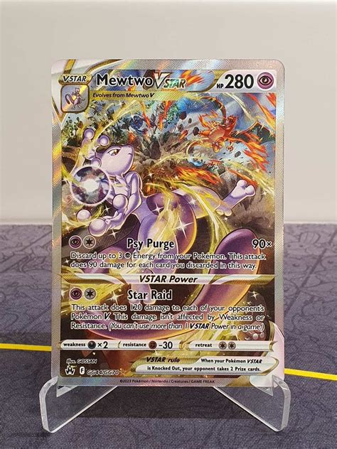 Mewtwo Vstar Gg Gg Ultra Rare Full Art K P P Tradera