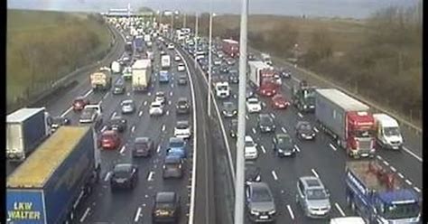 Heavy Traffic On M25 Near M3 Due To Three Vehicle Crash Live Updates