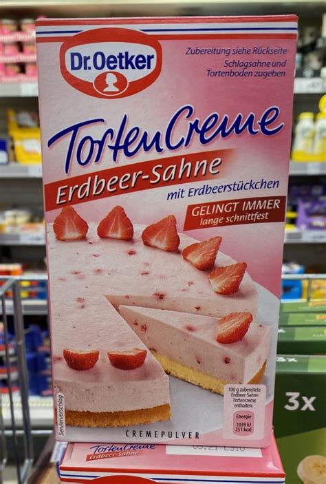 Dr Oetker Tortencreme Erdbeer Sahne Naschkater Das S Igkeiten