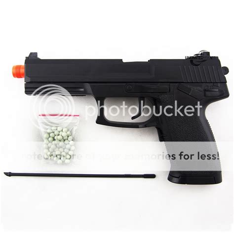 New Full Auto Electric Blowback Airsoft Pistol Aeg Gun W 6mm Bb Bbs