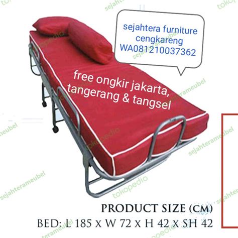 Jual Ranjang Lipat Folding Bed Kasur Lipat Foldingbed Ranjang Besi