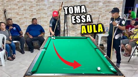 Uma Verdadeira Aula De Sinuca Baianinho De Mau Vs Brinquinho Youtube