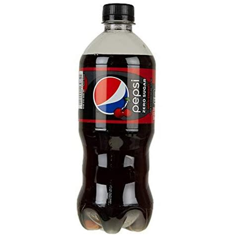 Pepsi Zero Sugar Wild Cherry Soft Drinks Beverages Pepsico