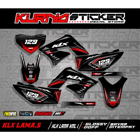 Jual Stiker Motor Klx S Klx Lama Dtracker Lama Klx Old Minimalis Keren