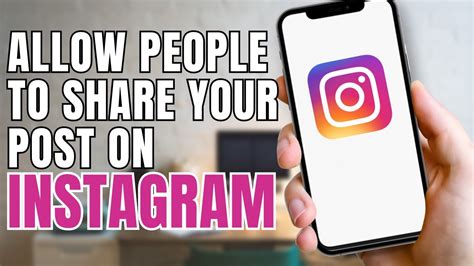 How To Allow People To Share Your Post On Their Instagram Story Youtube