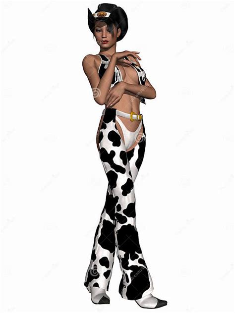 Cowgirl Stock Illustration Illustration Of Glamour Digital 12729602