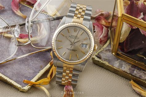 Rolex Datejust Stahl Gold Automatik Kal 3135 Ref 16233 2304302