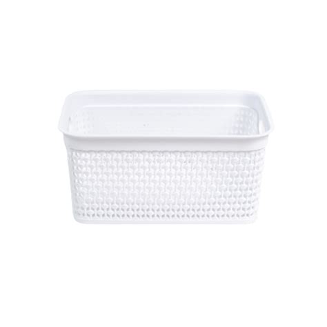 CESTO NATURALLE RATTAN S TAMPA 2 5 L BRANCO Rischioto Plásticos