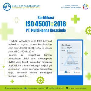 Pengertian Iso Pt Multi Hanna Kreasindo Tbk