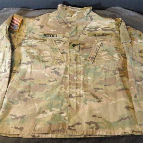 Army Military Combat Multicam Jacket Uniform 101st Ai Gem