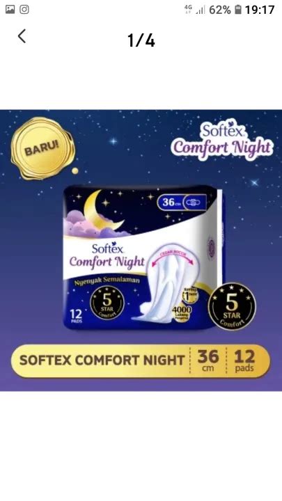 Softex Comfort Night 36 Cm Isi 12 Lazada Indonesia