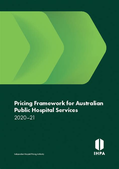 Pricing Framework For Australian Public Hospital Services 202021