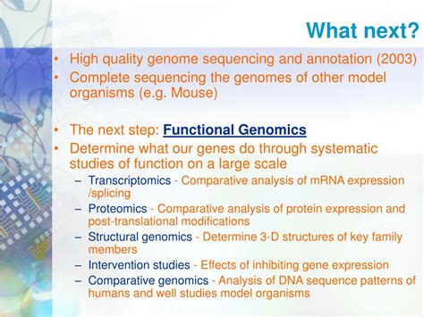 Ppt Topics In Nano Biotechnology Human Genome Project Lecture 9 Powerpoint Presentation Id