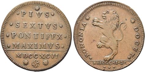 Biddr Numismatica Ranieri Auction Lot Bologna Pio Vi