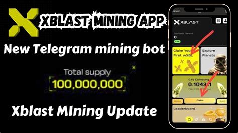 XBlast New Telegram Mining App XBlast Mining App New Update XBlast