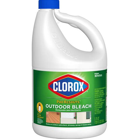 Clorox Pro Results Outdoor Bleach Concentrated For Cleaning Outside