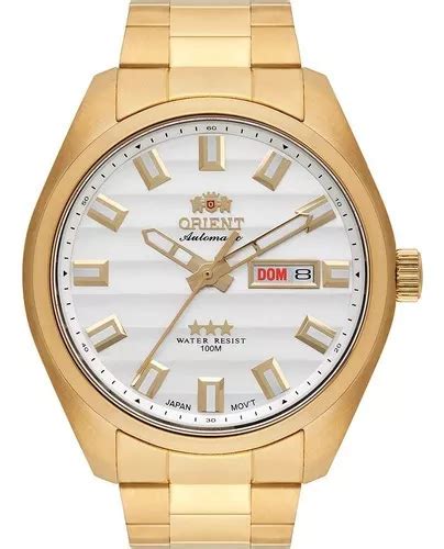 Reloj Pulsera Orient Feminino Dourado Gp Fs Kx Rel Gio Orient