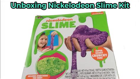 Unboxing My Nickelodeon Slime Kit Mridulas World Youtube