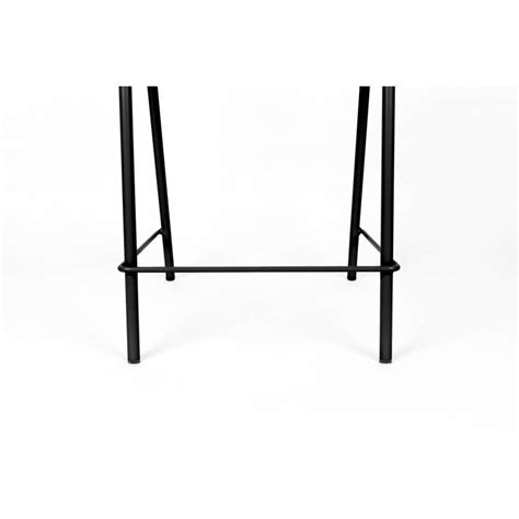 Lot De Tabourets De Bar Noir Jort Zuiver Assise De Comptoir En