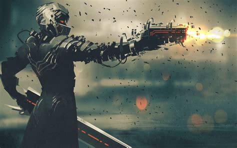 3840x2400 Sci Fi Character In Futuristic Suit Weapon 4K ,HD 4k Wallpapers,Images,Backgrounds ...