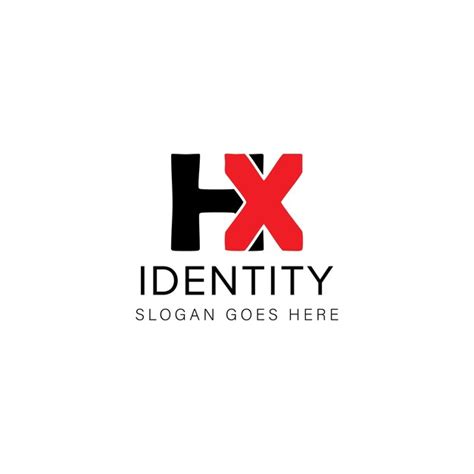 Dise O Creativo Del Logotipo De Letra Hx Con Gr Fico Vectorial Logotipo