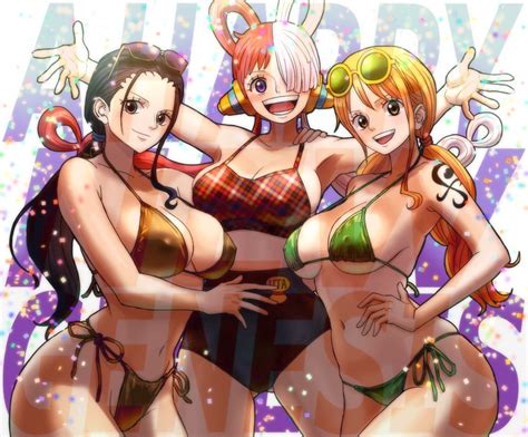 Nami Nico Robin And Uta One Piece And 1 More Drawn By Didd Ley