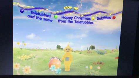 Teletubbies 10 Happy Christmas Dvd Menu Walkthrough Youtube